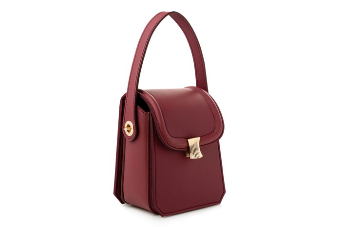 Vince Camuto Bolso Bandolera Rojo Clarete